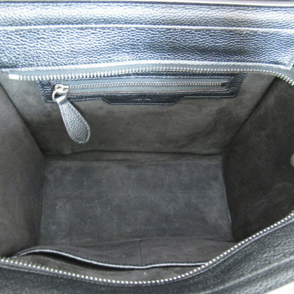 Celine Luggage Shopper Tote Bag Black Leather Bag - Picture 5 of 9